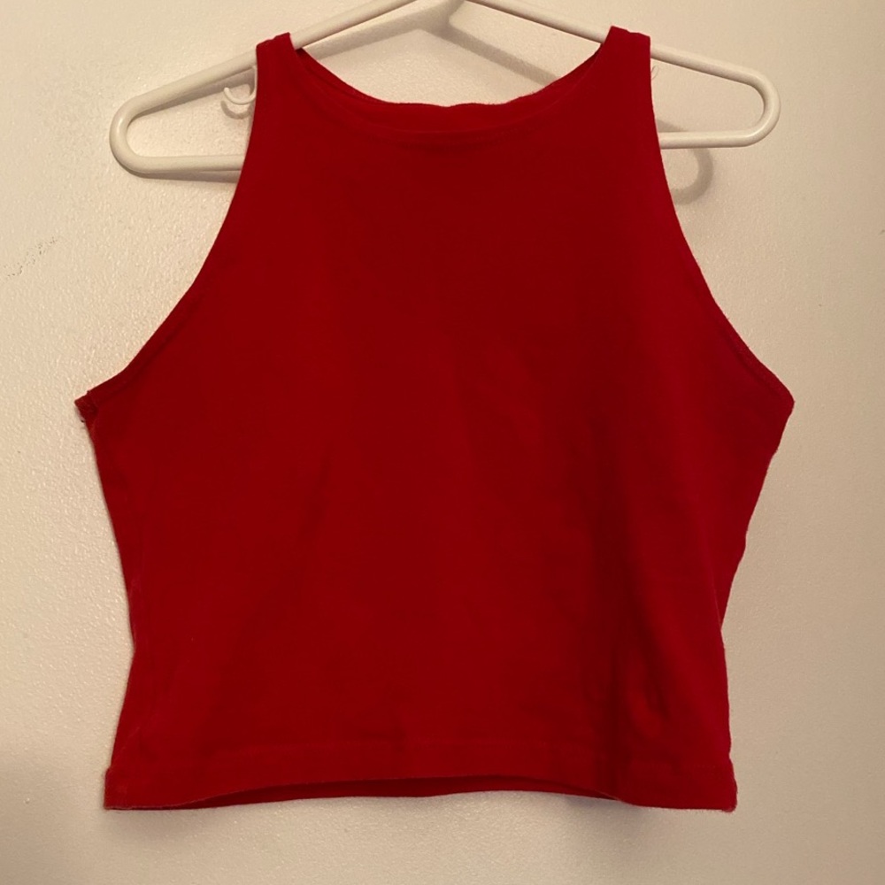 American Apparel halter crop top